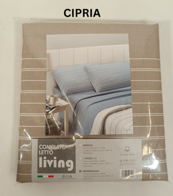 COMPLETO LETTO 2P LIVING Tellini S.r.l. Ingrosso Abbigliamento